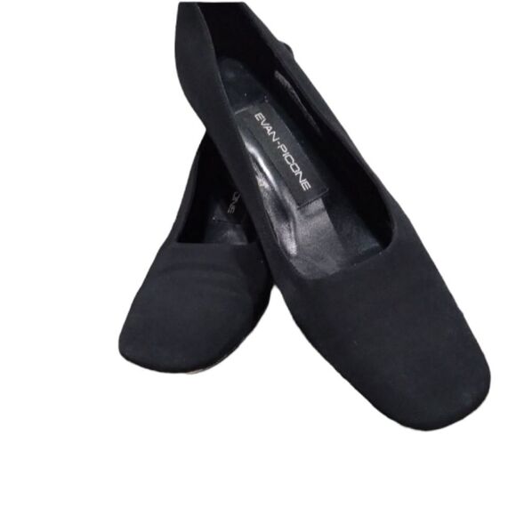 Low block heels, black 9N - Picture 9 of 12
